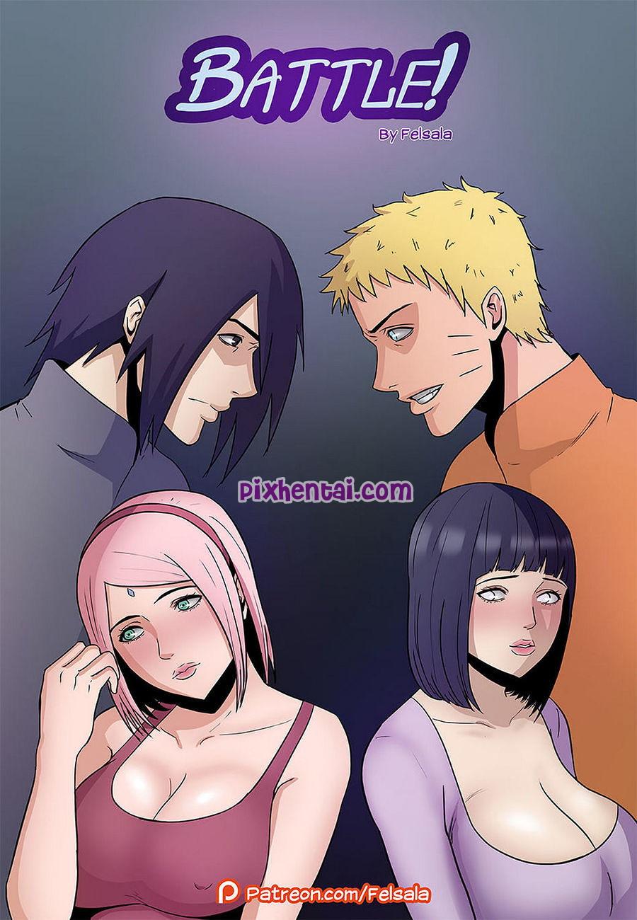 Komik Hentai Naruto Adu Kenikmatan Sakura dan Hinata